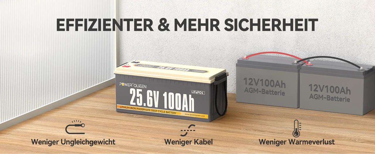 Акумулятор PowerQueen LifePo4 100Ач 25,6V BMS (2266685164) - фото 3