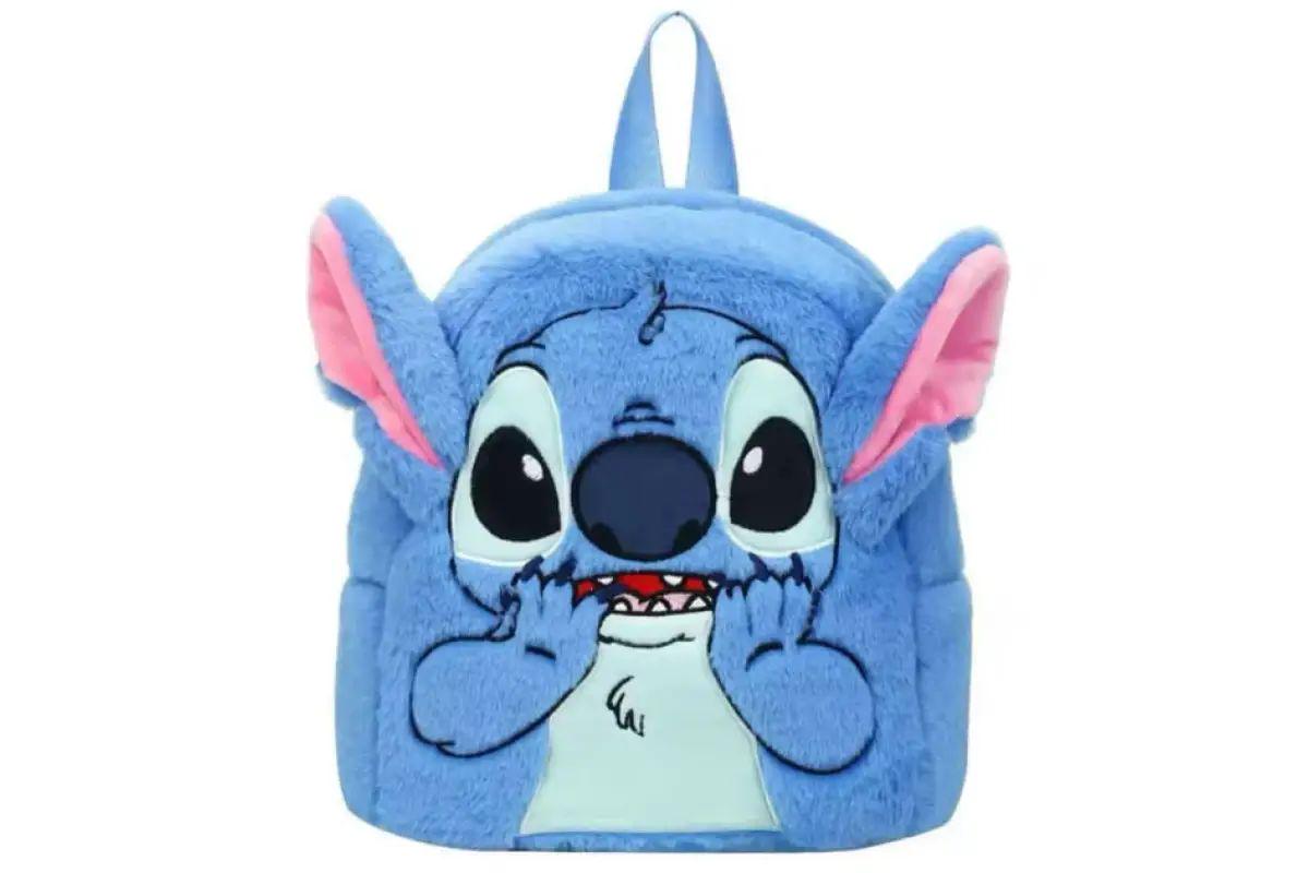 Детский рюкзак с ушками и мордочкой Стич Disney Fairy Stitch 24х20х6 см Синий (opt-105266)