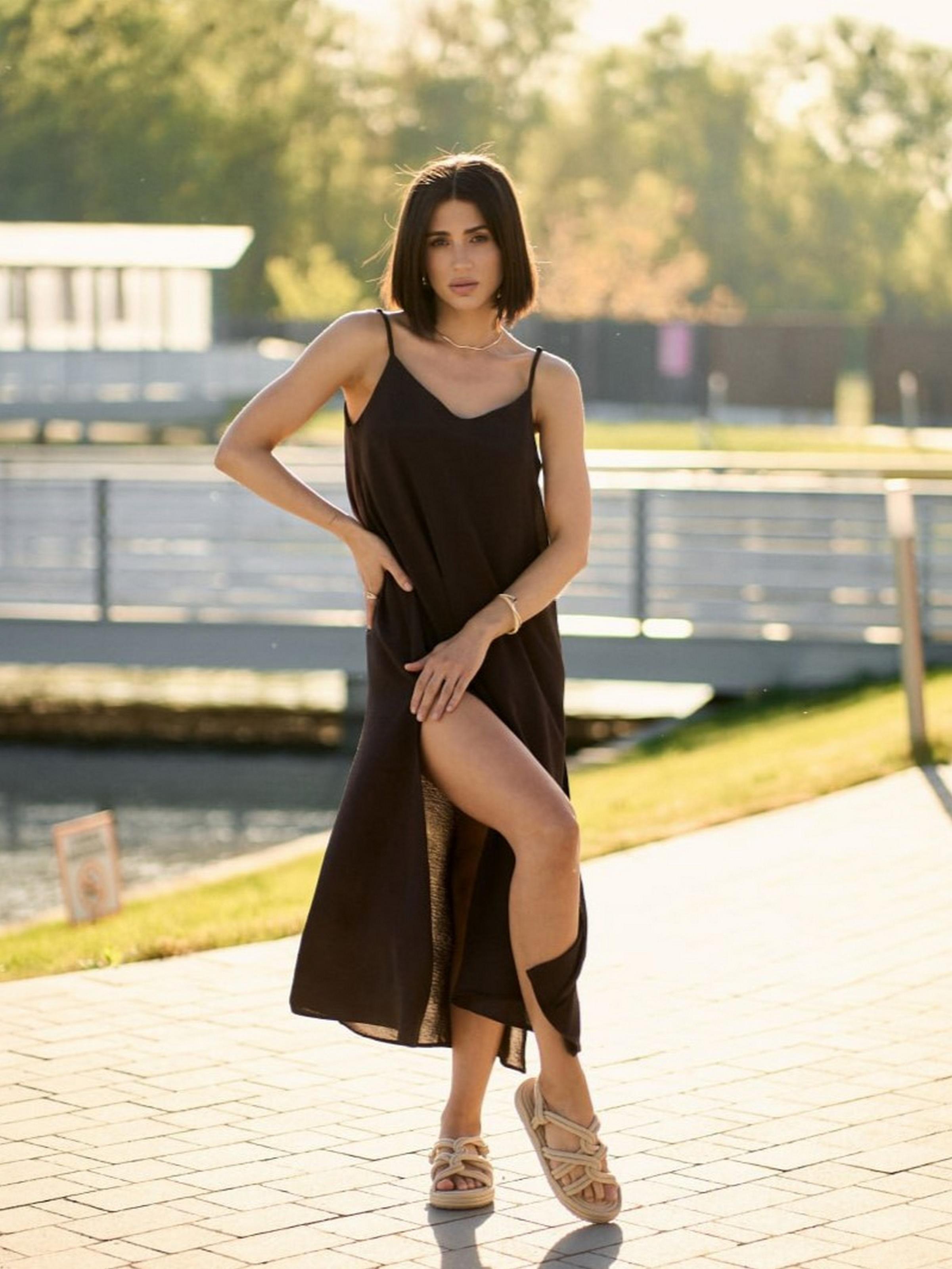 Сарафан женский Fanme M-L Шоколадный (101-70032-1)