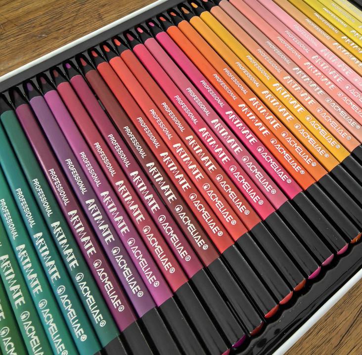 Набір кольорових олівців Acmeliae Premium чорне дерево 120 кольорів - фото 5