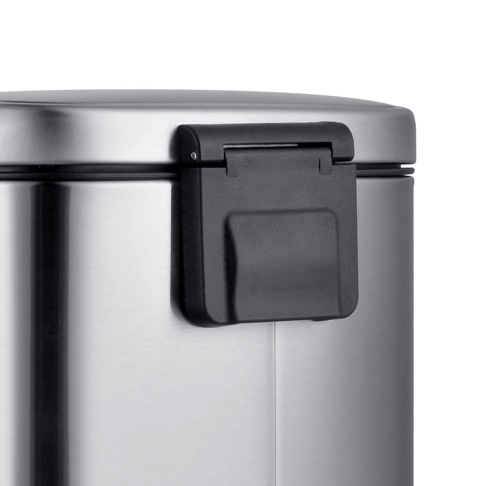 Мусорное ведро с плавным закрытием MIXXUS Premium Style-TC0305 SS Color прямоугольное 5 л Нержавеющая сталь (MI7060) - фото 5 Мусорное ведро с плавным закрытием MIXXUS Premium Style-TC0305 SS Color прямоугольное 5 л Нержавеющая сталь (MI7060) - фото 5