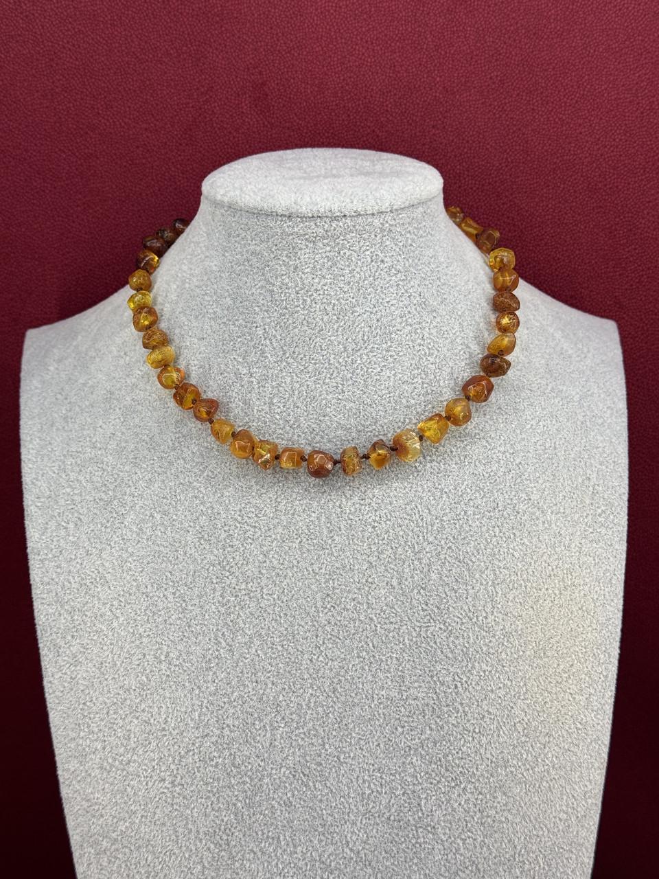 Бусы из янтаря детские 34 см (у-16)