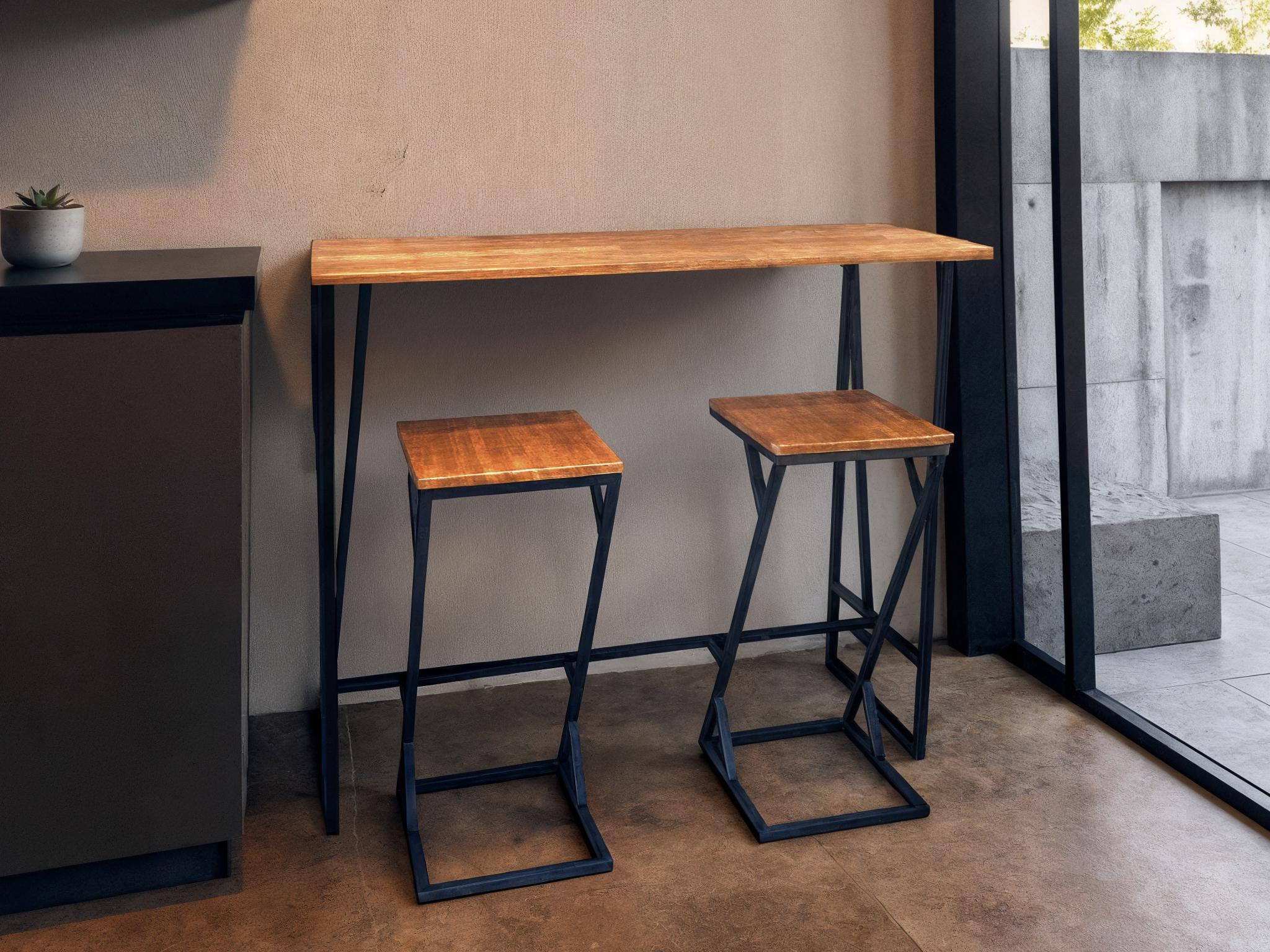 Обеденный стол деревянный ТОБІ ШО Шарм/Т17 столешница 20 мм 750х1100х500 мм Орех - фото 3