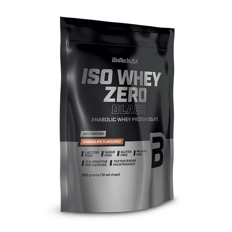 Сывороточный изолят BioTech USA Iso Whey Zero Black 500 г Шоколад (18828-01)