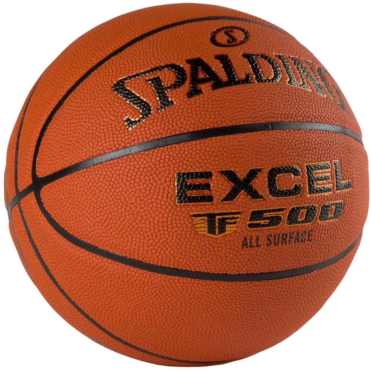 Мяч баскетбольный Spalding EXCEL TF-500 Уни р. 7 Оранжевый (76797Z) - фото 2