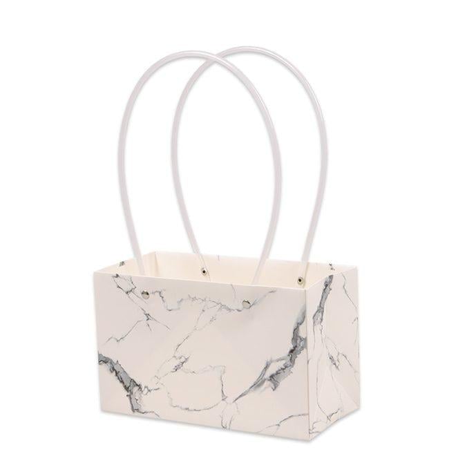 Набір паперових сумочок для квітів 39223 10 шт. Білий мармур (DR015563) Набір паперових сумочок для квітів 39223 10 шт. Білий мармур (DR015563)