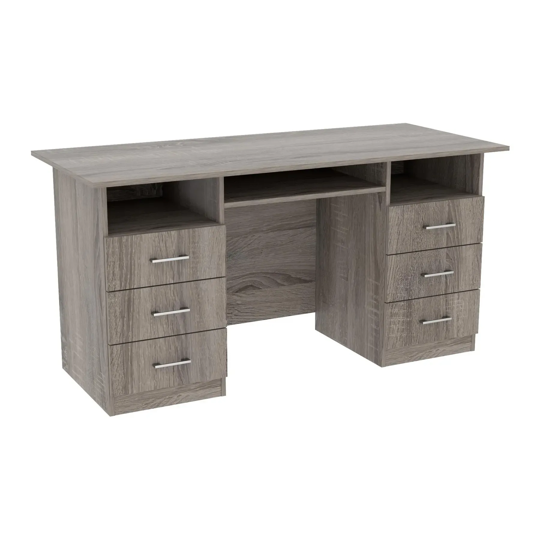 Стіл офісний Kontinent ОСП-4 1500х600х760 мм Дуб Сонома Трюфель (83457183) - фото 1