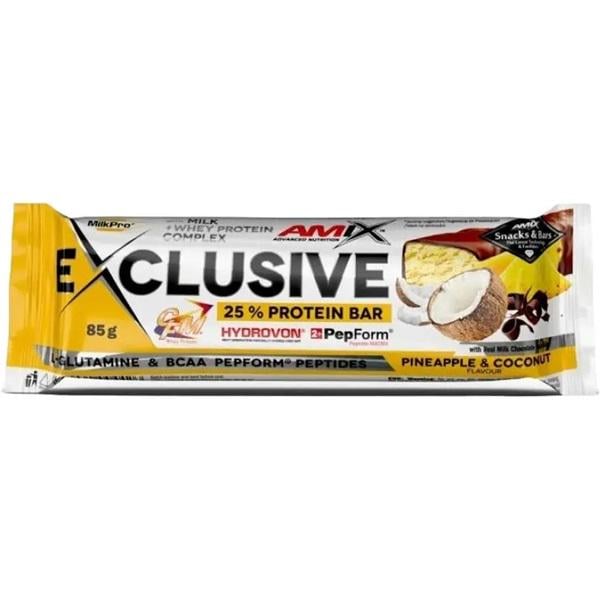 Батончик протеиновый Amix Nutrition Exclusive Protein Bar Pineapple/Coconut 85 г (24034947)