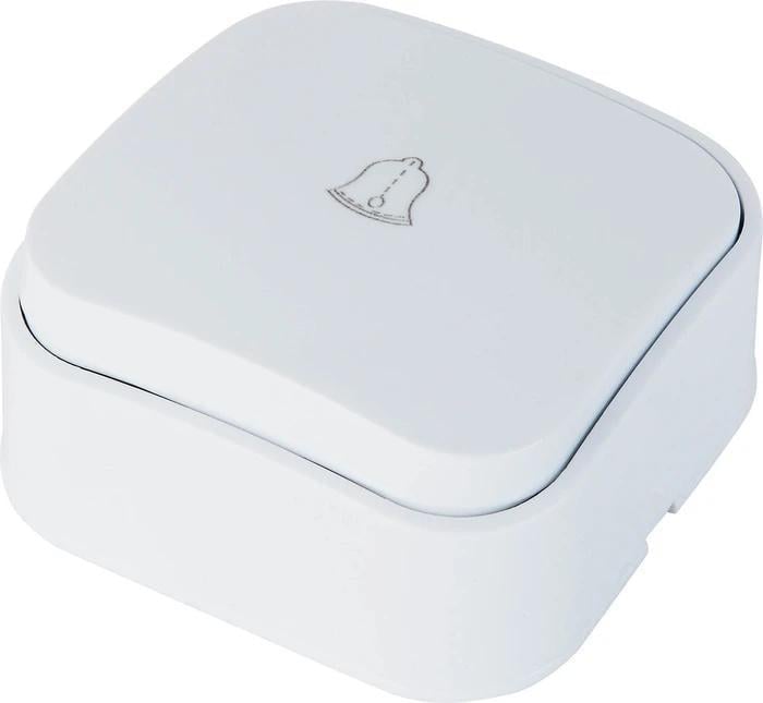 Выключатель одноклавишный HOROZ ELECTRIC 112-001-0004-010 Eva без фиксации пластик IP20 Белый (29176896)