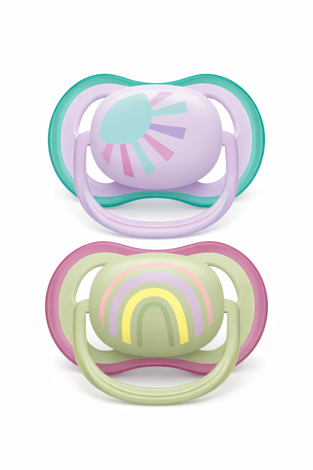 Пустышка Avent Ultra Air ортодонтическая 0-6 месяцев 2 шт. (SCF085/59)