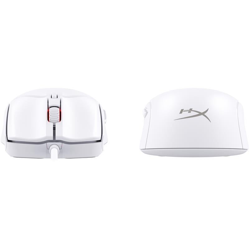 Мишка провідна ігрова HyperX Pulsefire Haste 2 RGB 26000 DPI 8000 Гц тефлонові глайди White (629411) - фото 7