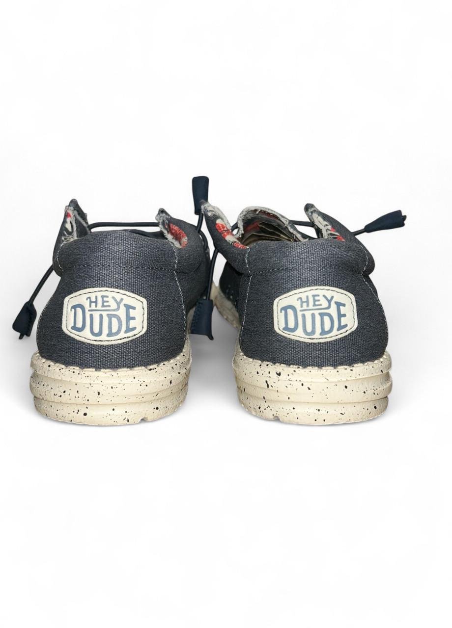Мокасини чоловічі Hey Dude Wally Stretch Blue 110382600 р. 44 28 см Синій (2772008322) - фото 3 Мокасини чоловічі Hey Dude Wally Stretch Blue 110382600 р. 44 28 см Синій (2772008322) - фото 3