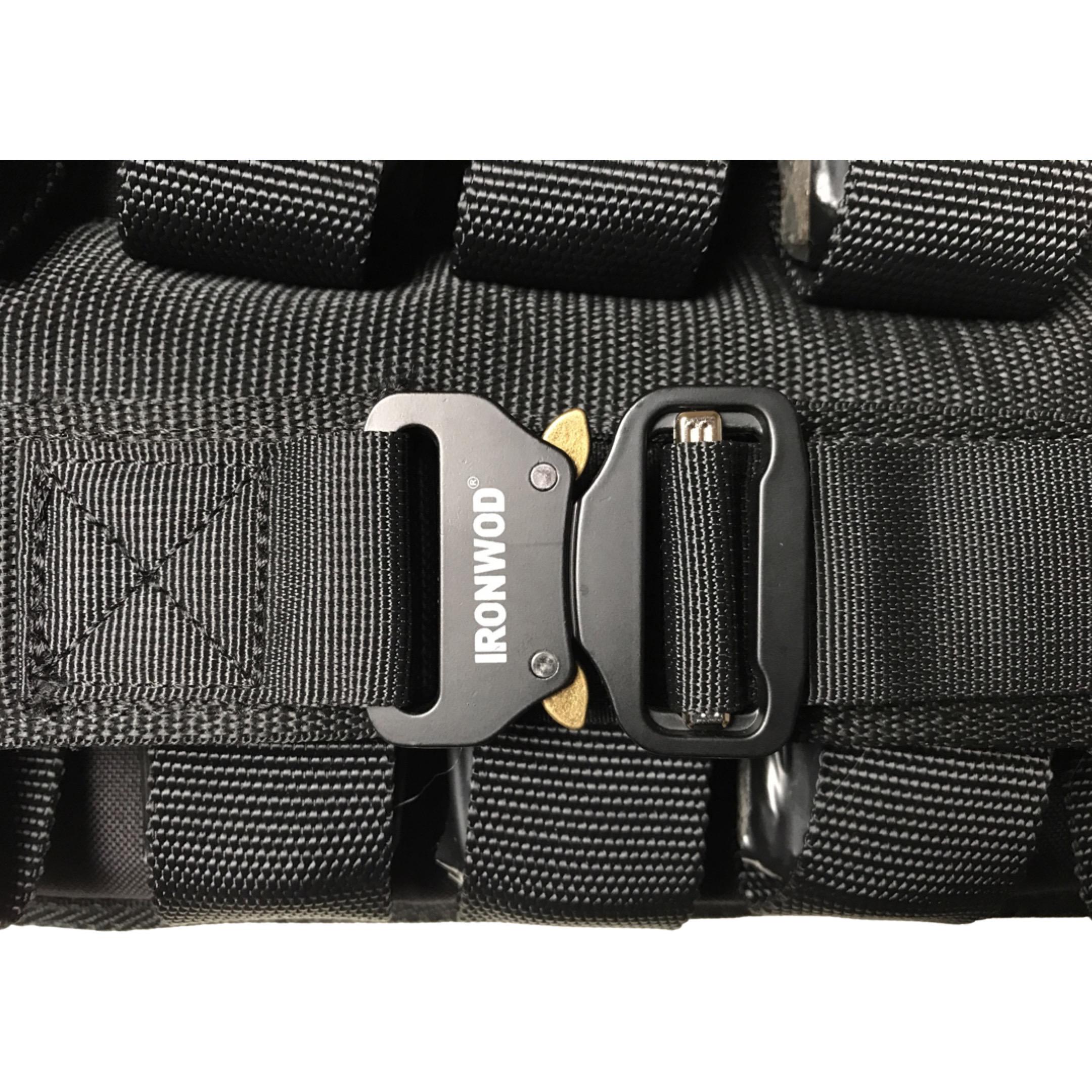 Жилет утяжелитель для тренировок IRONWOD 20 кг Черный (JW-WS01) - фото 2