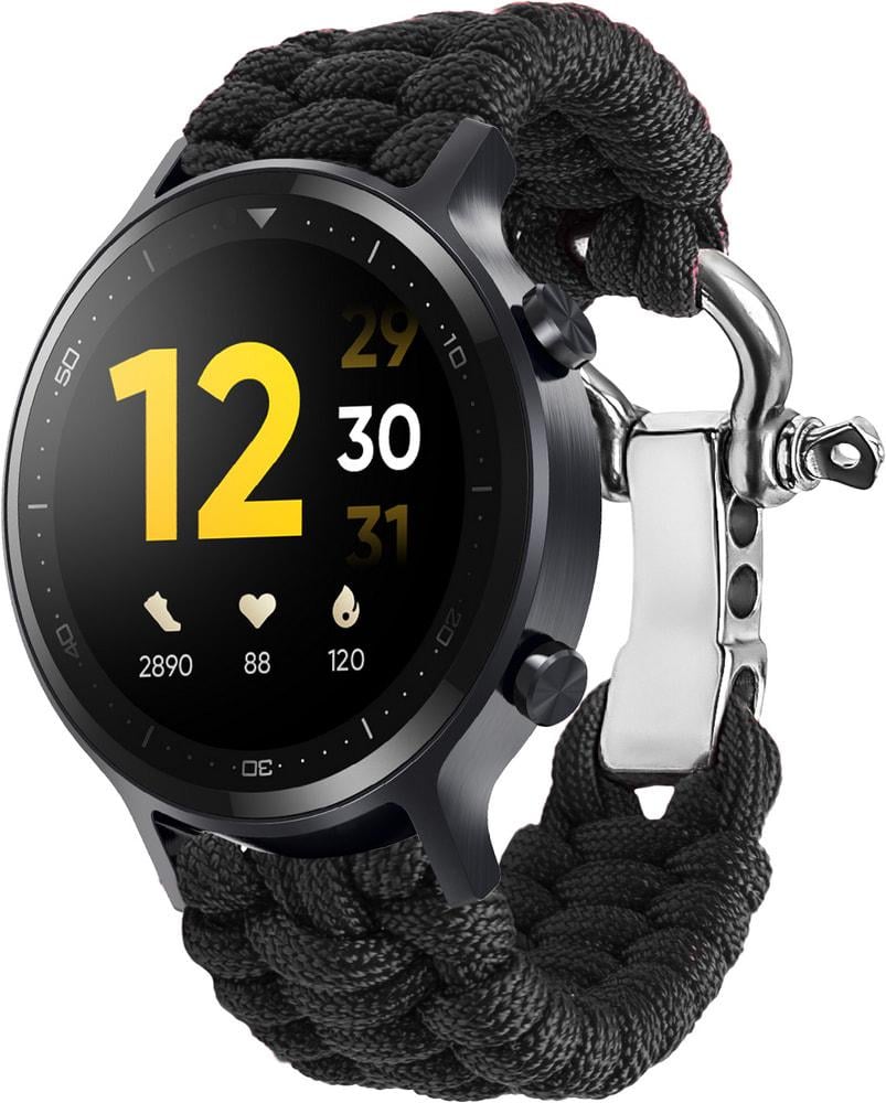 Ремешок из Паракорда Ruper для Realme Watch S (22mm) Black (30822-2B)