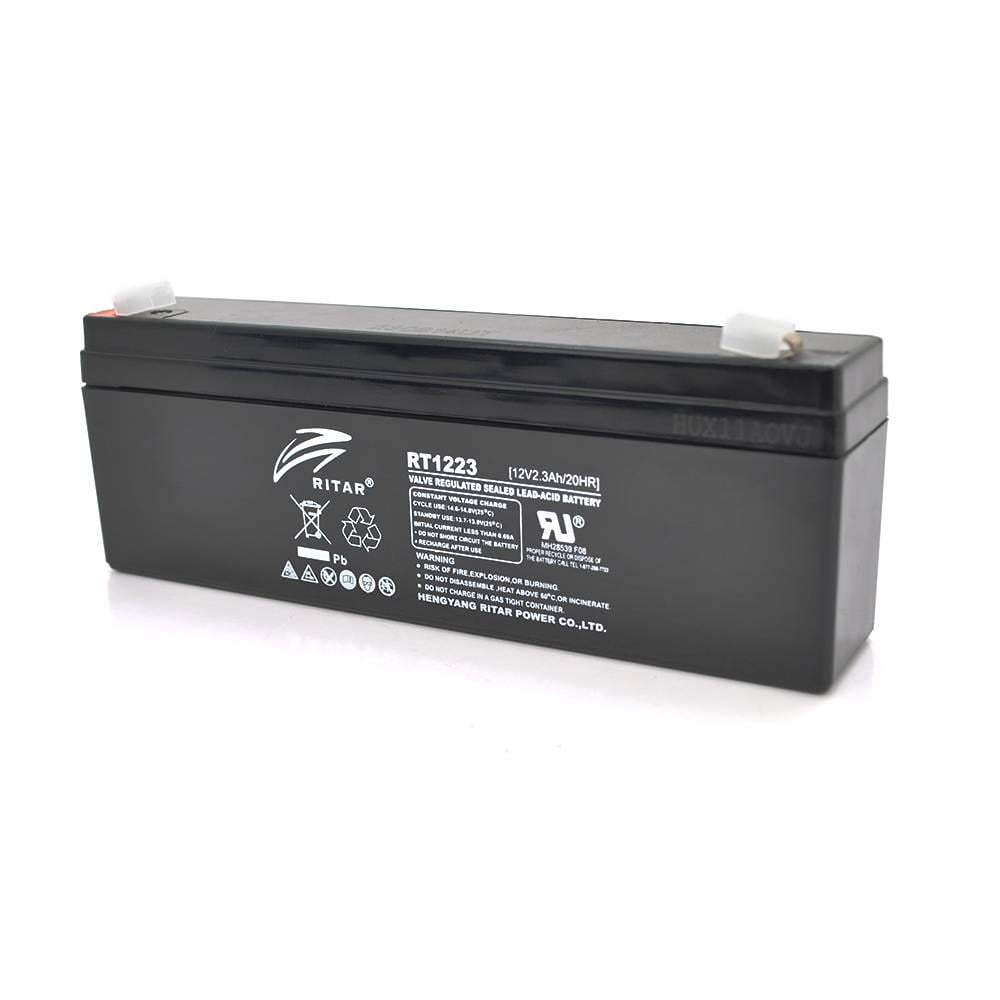 Батарея акумуляторна AGM RITAR RT1223 12V 2,3Ah 68 Q10 177x35x62 мм Black (31578)