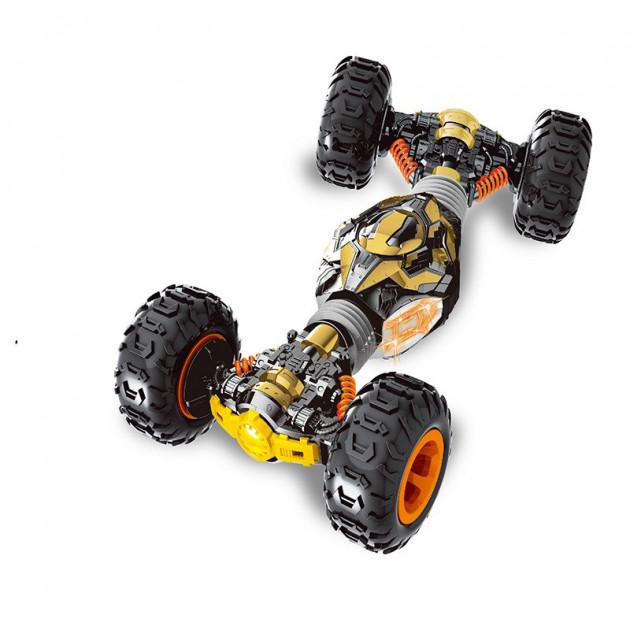 Іграшка на радіокеруванні SUNROZ Ultra Long Twisting Car дитячий трюковий позашляховик Помаранчевий (SUN3718)