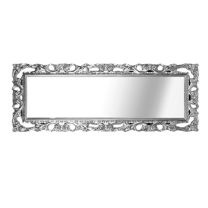 Дзеркало з рамою MiroMark Лара пластик Сріблястий (MR-80-SL) - фото 2 Дзеркало з рамою MiroMark Лара пластик Сріблястий (MR-80-SL) - фото 2