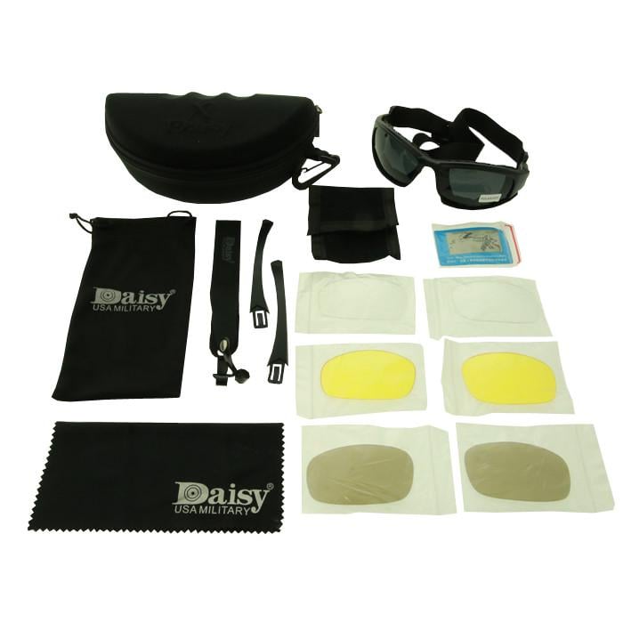 Очки военные защитные Daisy X7 sher Black (27110842) - фото 6 Очки военные защитные Daisy X7 sher Black (27110842) - фото 6