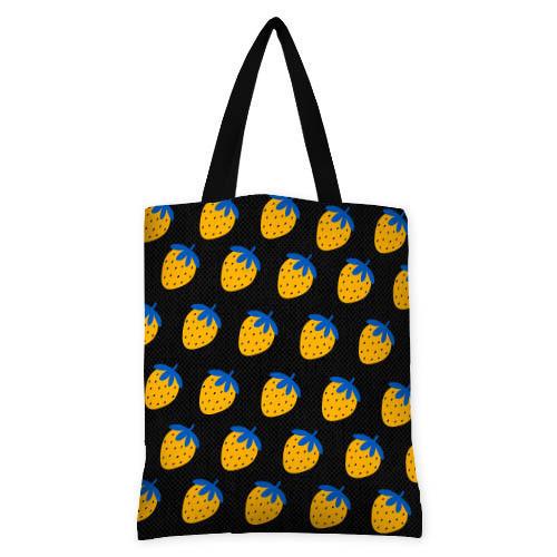 Сумка женская тканевая Presentville Патриотическая клубника (SV 22U012 BL)