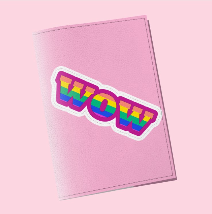 Обложка на паспорт Wall-style The cover WOW 9,6x13,3 см (913074)