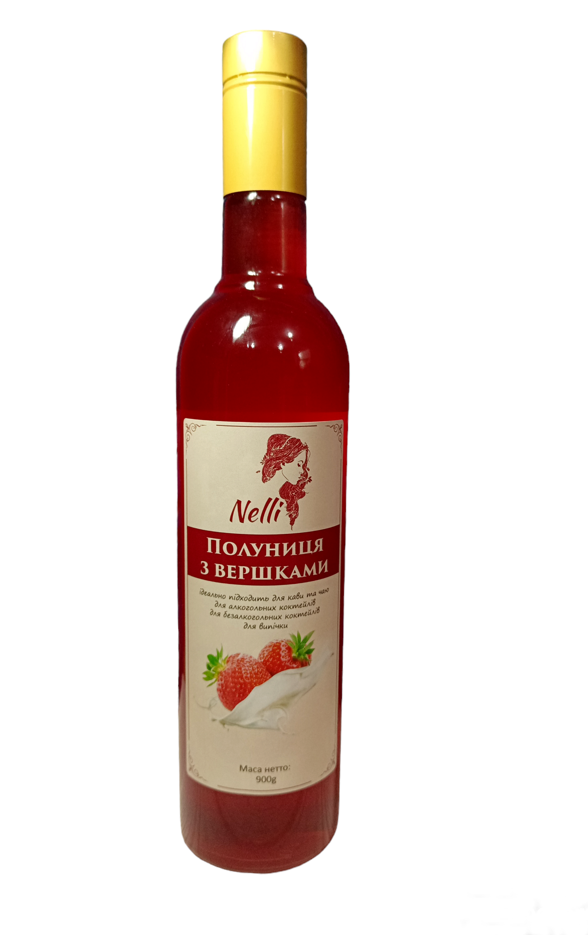 Сироп Nelli Клубника со сливками 0,7 л (59224) - фото 1 Сироп Nelli Клубника со сливками 0,7 л (59224) - фото 1