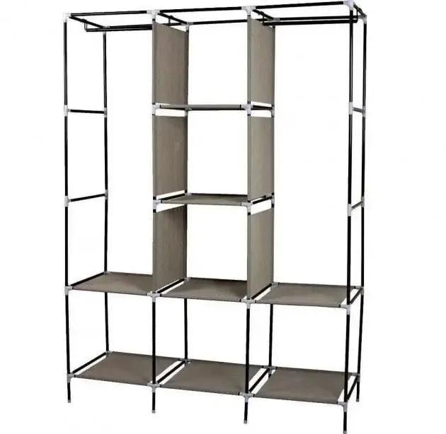 Шкаф тканевый складной Storage Wardrobe на 3 секции (2079257699)