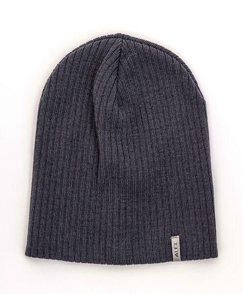 Шапка детская для мальчиков Ден D833 без подкладки 50-54 см Графитовый