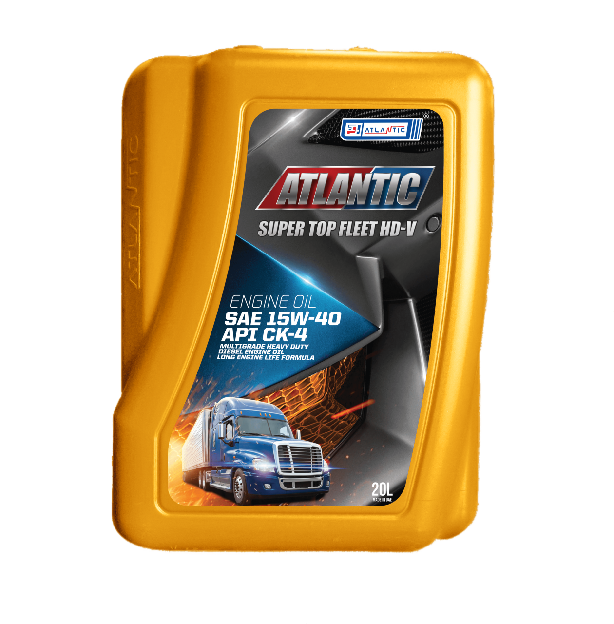 Моторне мастило ATLANTIC SUPER TOP FLEET HD-V 15W40 API CK-4 20 л