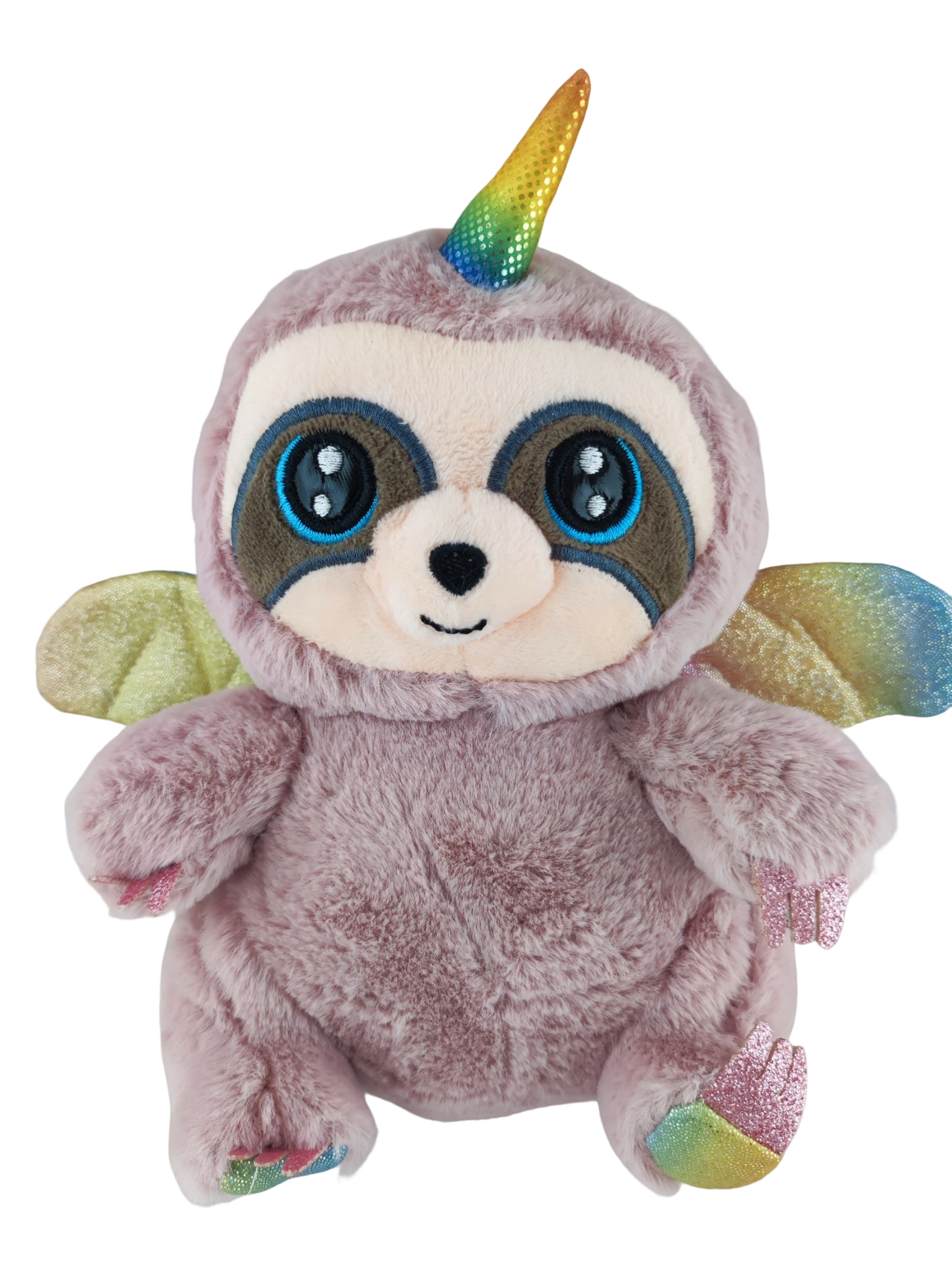 Мягкая игрушка A-Toys Лениывец-единорог 24 см Бежевый (136677)