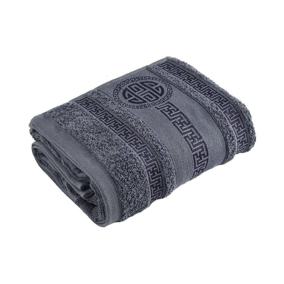 Махровое полотенце GM Textile Spartac 50х90 см Серый