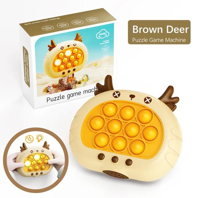 Интерактивная игрушка Quick Push Game Pop It Deer Brown (13449385) - фото 2