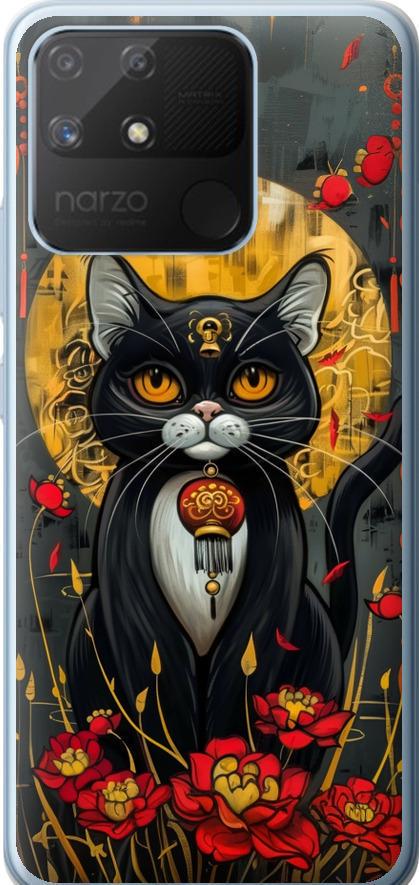 Чехол на Realme Narzo 50A China Cat (6134u-2514-42517)