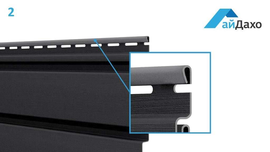 Софит айДахо с перфорацией 3х0,3 м 0,9 кв.м. Белый - фото 4