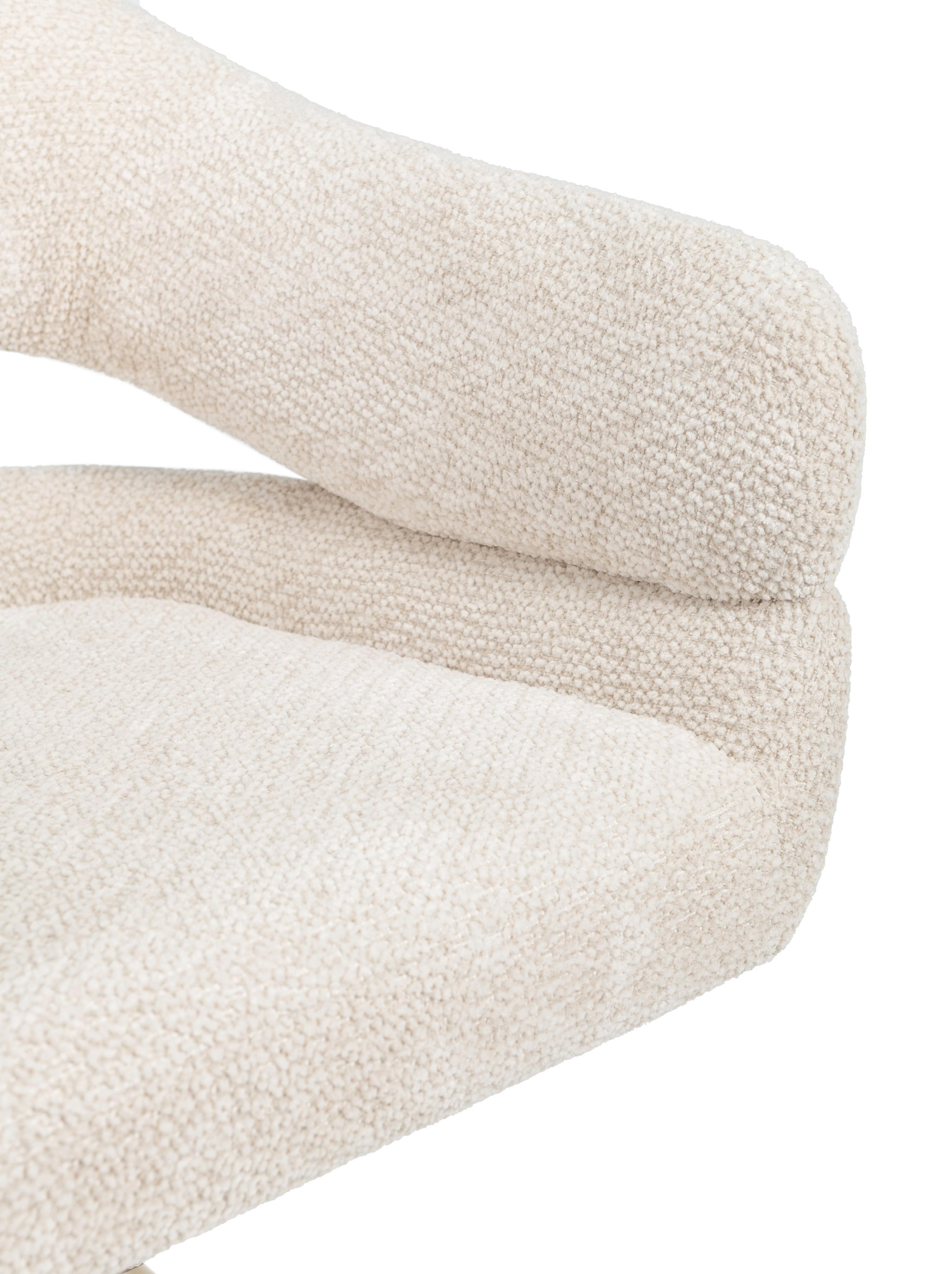 Стул поворотный Vetro Молочное облако/Капучино (R-180) - фото 8