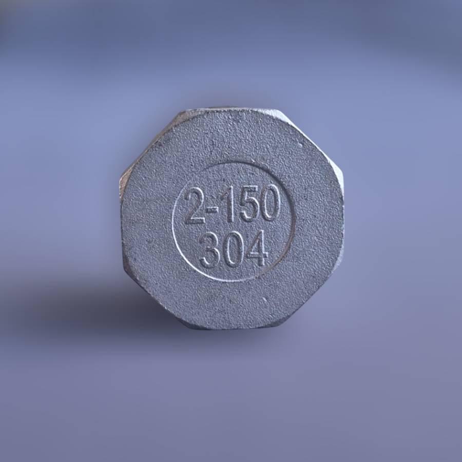 Заглушка різьбова восьмигранна DN50 BSPP н/ж сталь AISI304 Class-150 зовнішня різьба 2" (29203374) - фото 4 Заглушка різьбова восьмигранна DN50 BSPP н/ж сталь AISI304 Class-150 зовнішня різьба 2" (29203374) - фото 4
