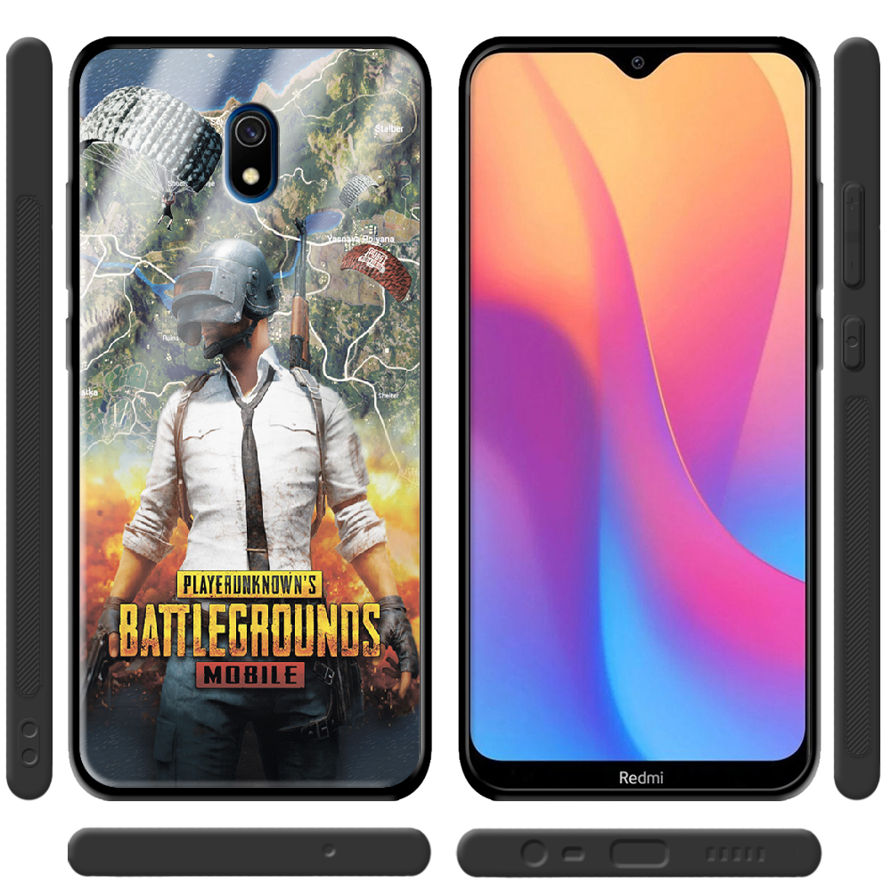 Чехол Boxface Xiaomi Redmi 8A PUBG Mobile Черный силикон со стеклом (38341-up2309-39409) - фото 2 Чехол Boxface Xiaomi Redmi 8A PUBG Mobile Черный силикон со стеклом (38341-up2309-39409) - фото 2