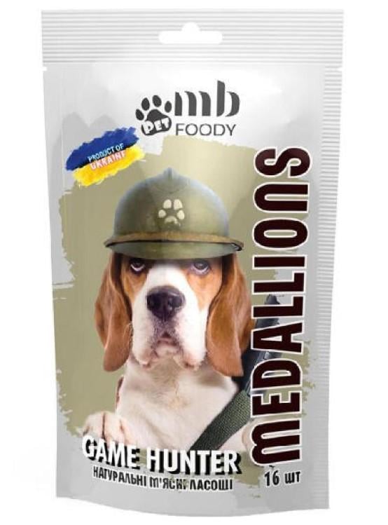 Лакомства для собак MB FOODY GAME HUNTER медальоны 5 шт. 64 г 320 г
