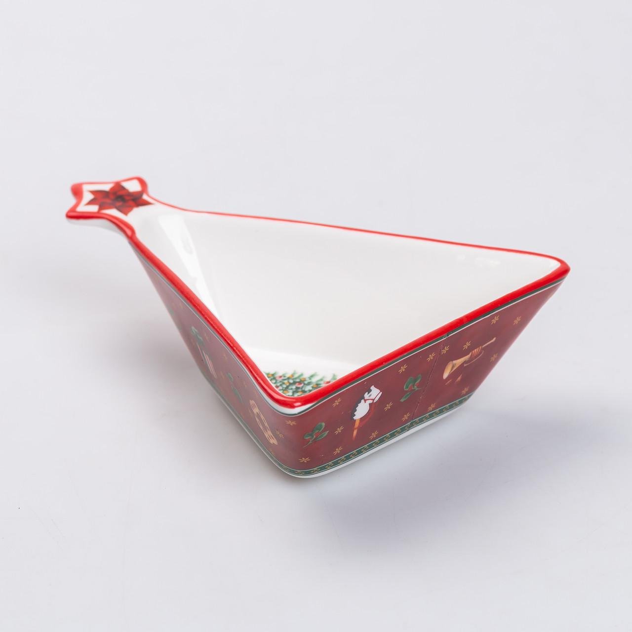 Салатниця у формі ялинки новорічна 14,5x12 см (5412) - фото 10 Салатниця у формі ялинки новорічна 14,5x12 см (5412) - фото 10