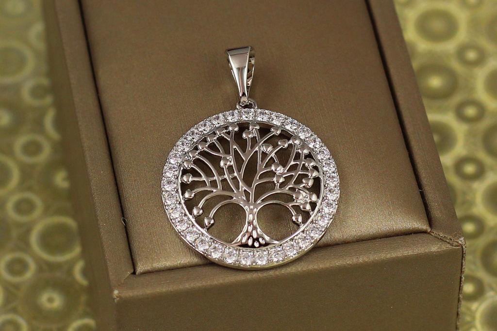Кулон Xuping Jewelry дерево жизни 2.5 см Серебристый (31756754)