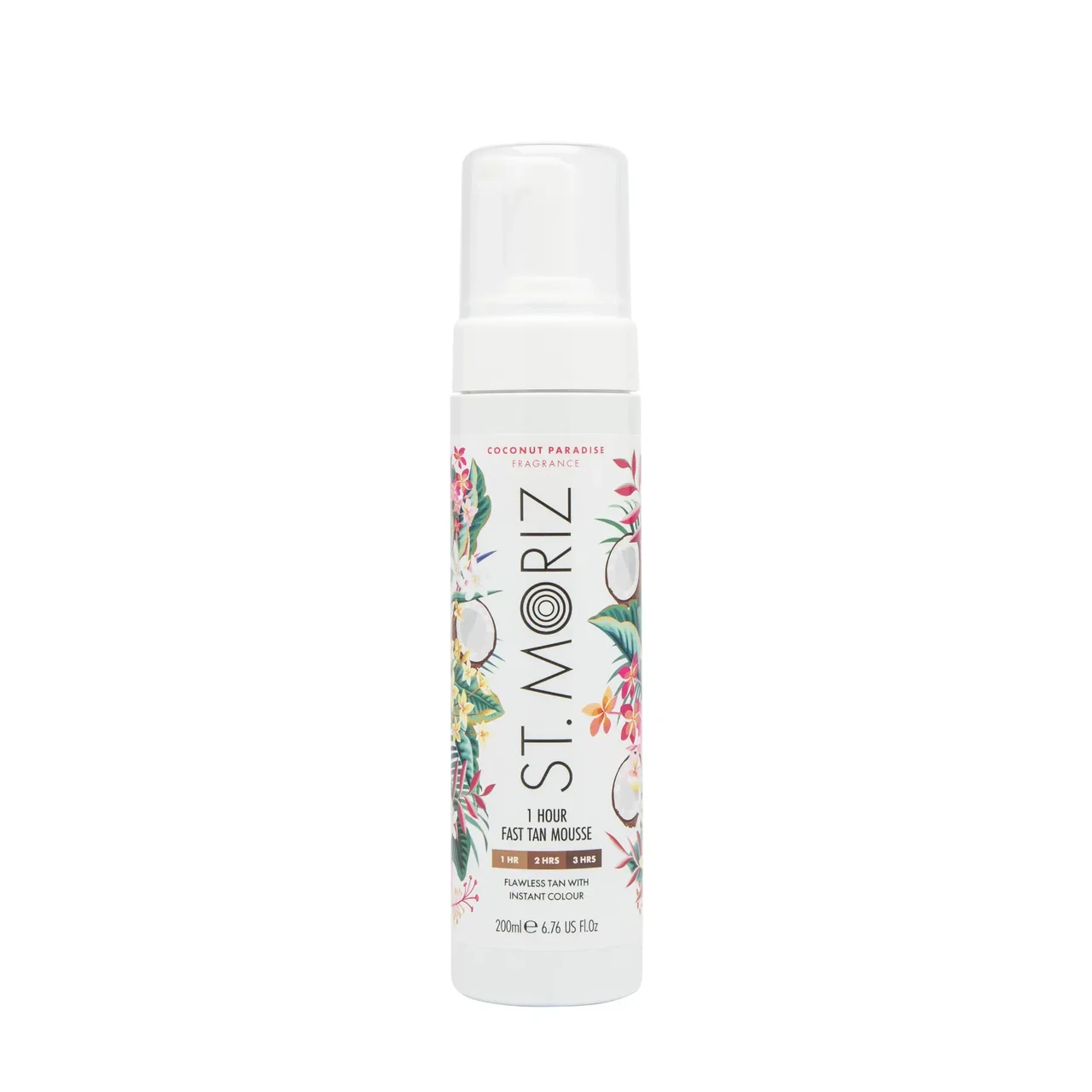 Автобронзат-мус для експрес засмаги St.Moriz Fast Tan Coconut Paradise 200 мл