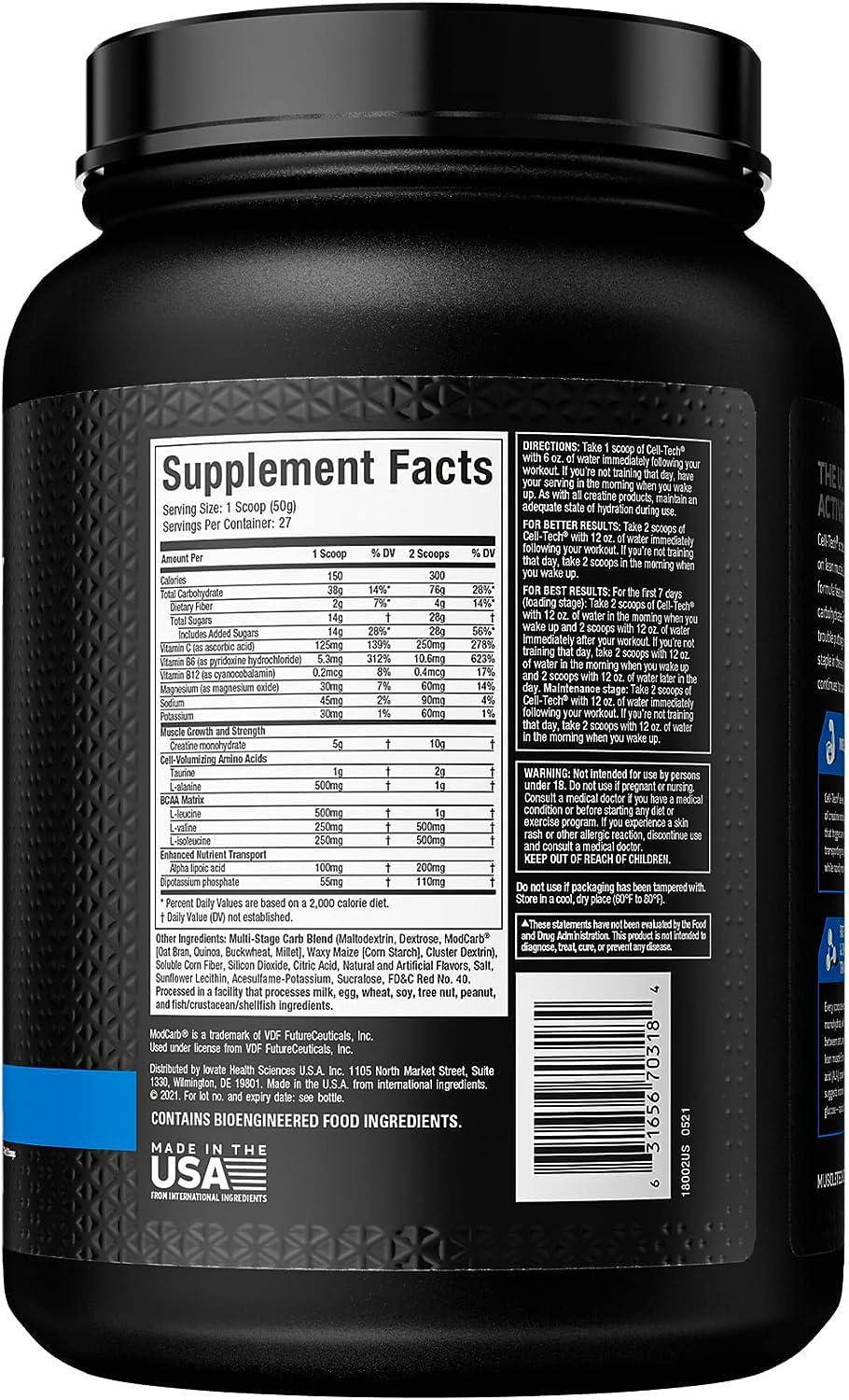 Креатин MuscleTech Cell-Tech Creatine Tropical 1130 г - фото 2