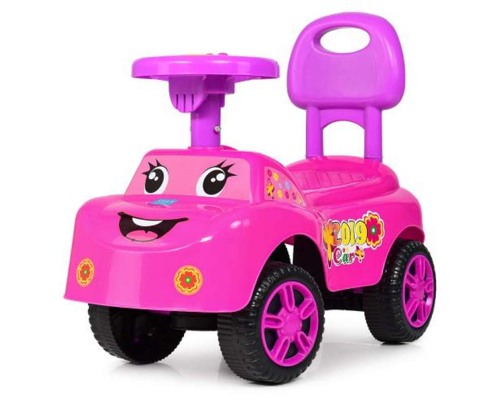 Детская каталка-толокарь Bambi M 4073-8 музыкальный Розовый (2630047870)