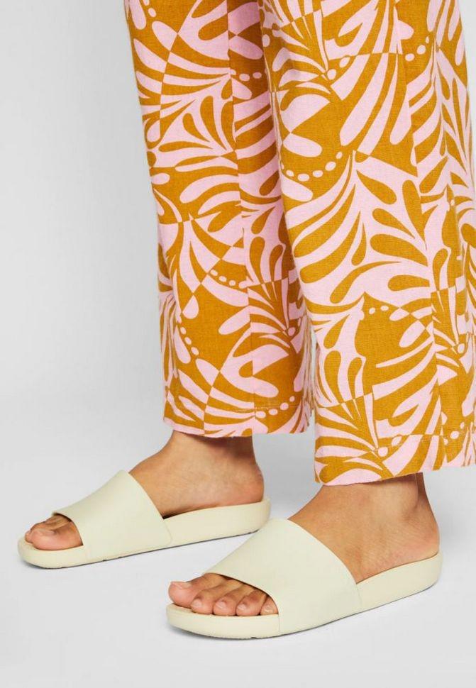 Шльопанці жіночі утеплені Crocs Slide Splash р. 37-38 Бежевий (11585) - фото 5