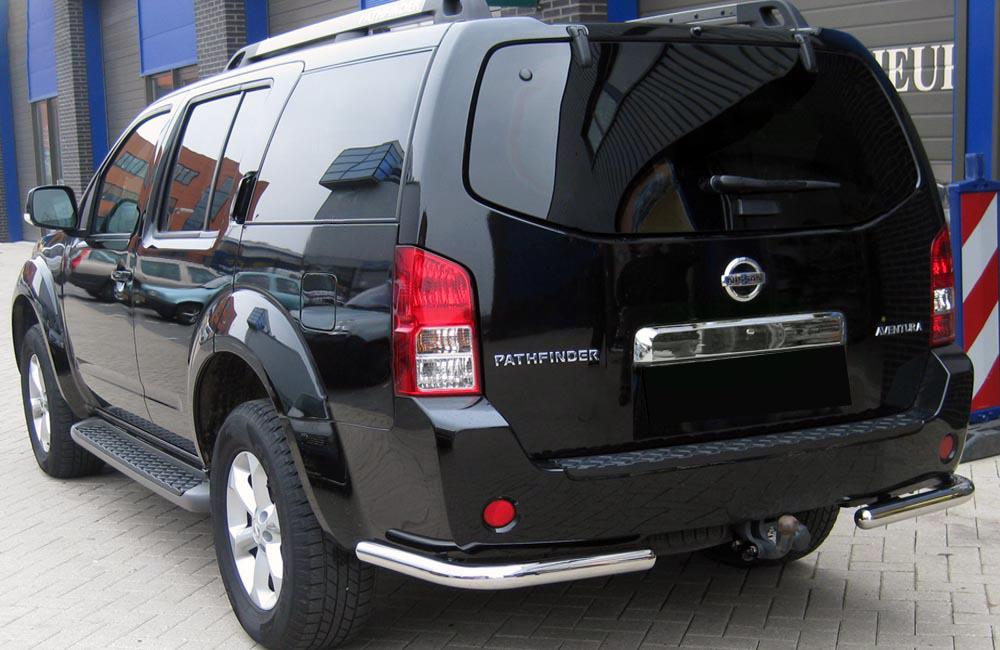 Задняя дуга AK003 CAN для Nissan Pathfinder R51 2005-2014 гг. нержавеющая сталь Хром