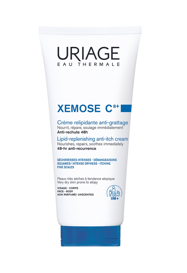 Крем-липид для сухой кожи Uriage Xémose C8+ Crème Relipidante от зуда 200 мл (33968839)
