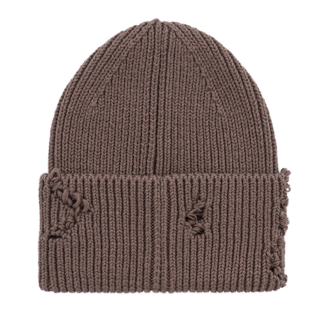 Шапка женская Malisa БРУНО без подкладки рваная с эмблемой на отвороте one size Мокко (253802) - фото 3 Шапка женская Malisa БРУНО без подкладки рваная с эмблемой на отвороте one size Мокко (253802) - фото 3