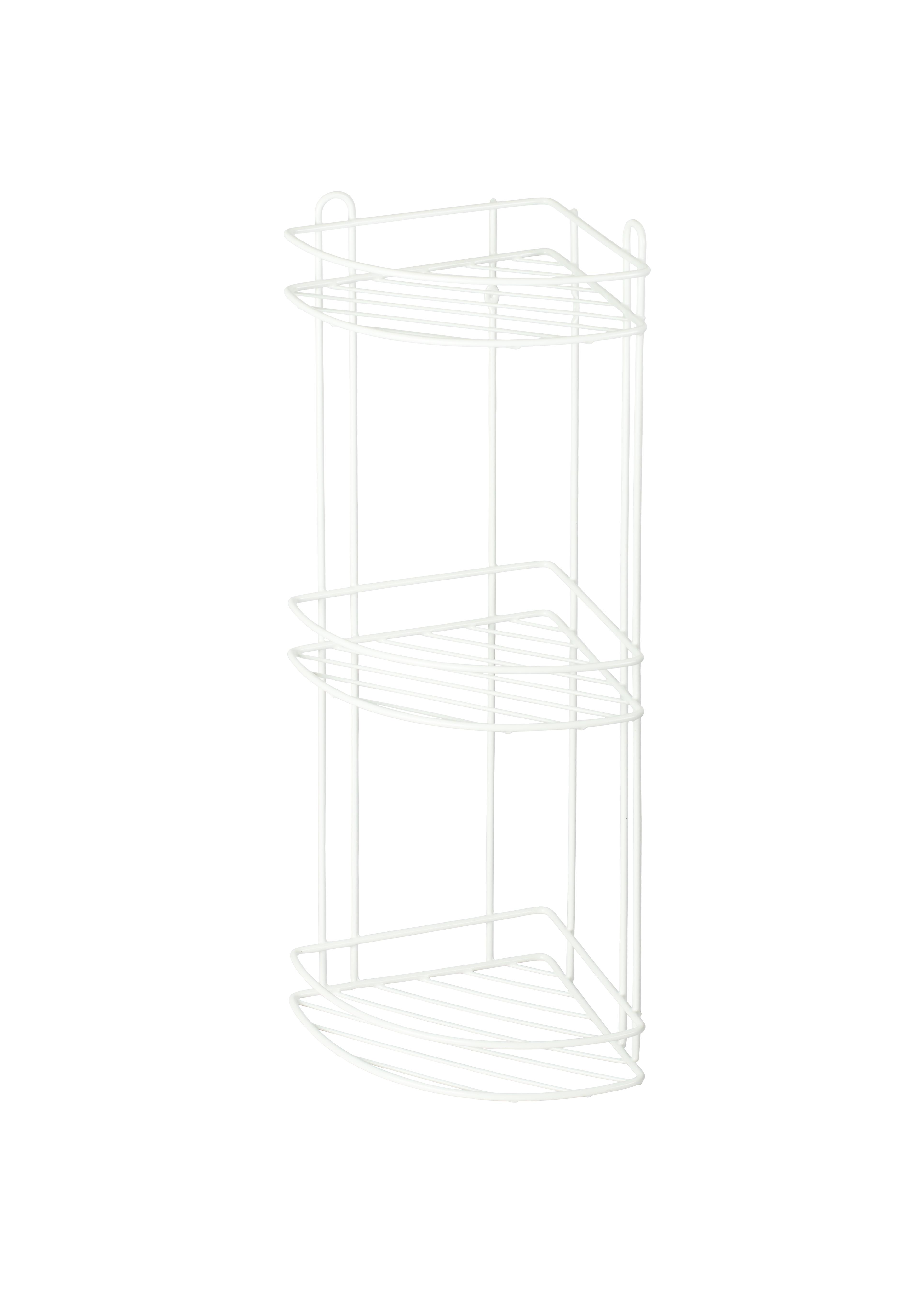 Полка угловая Simple 3-ярусная Белый (L3213)