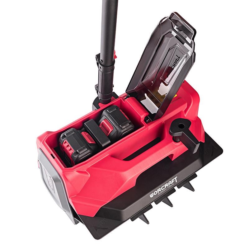 Снегоуборщик аккумуляторный бесщеточный Worcraft CST-S40LiB с аккумуляторами 2,4А и зарадным (43218) - фото 11