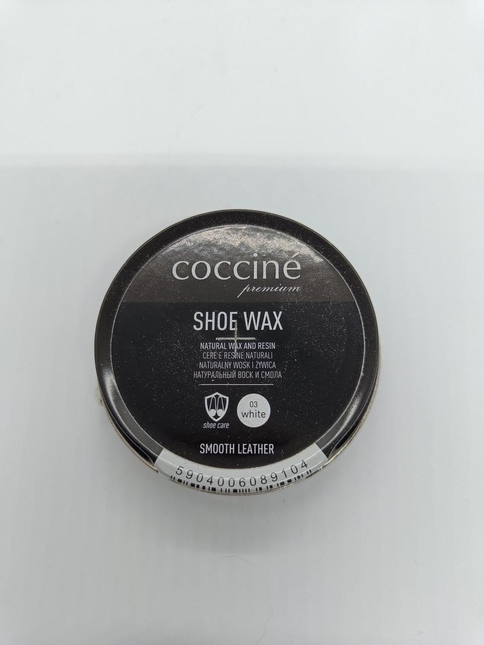 Віск та смола натуральні COCCINE SHOE WAX 40 г White (1998962980)