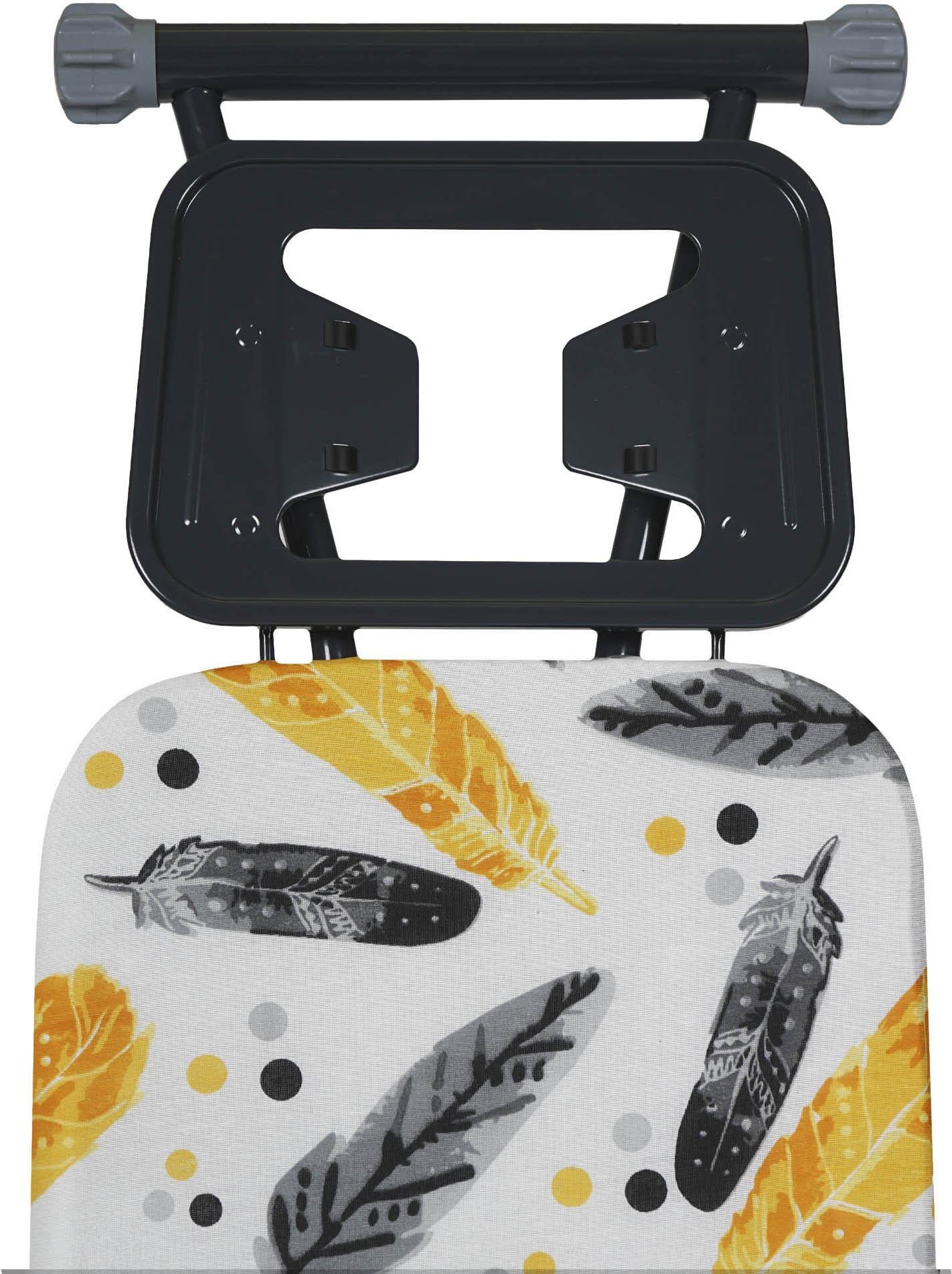 Доска гладильная EuroHome ALPINE моноблок перья 110х33 см Желто-черный (EH11033M-2) - фото 11 Доска гладильная EuroHome ALPINE моноблок перья 110х33 см Желто-черный (EH11033M-2) - фото 11